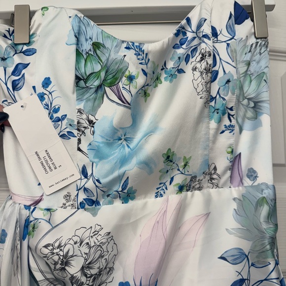 KATIE MAY Chasing Dawn Dress // Blue Garden (S) - Picture 6 of 6